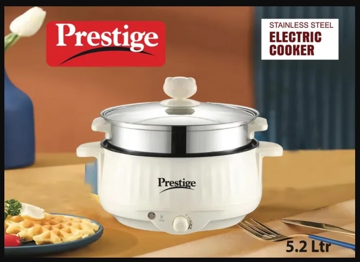 Prestige Electric Multicooker Multifunctional Rice Cooker Frying Pan